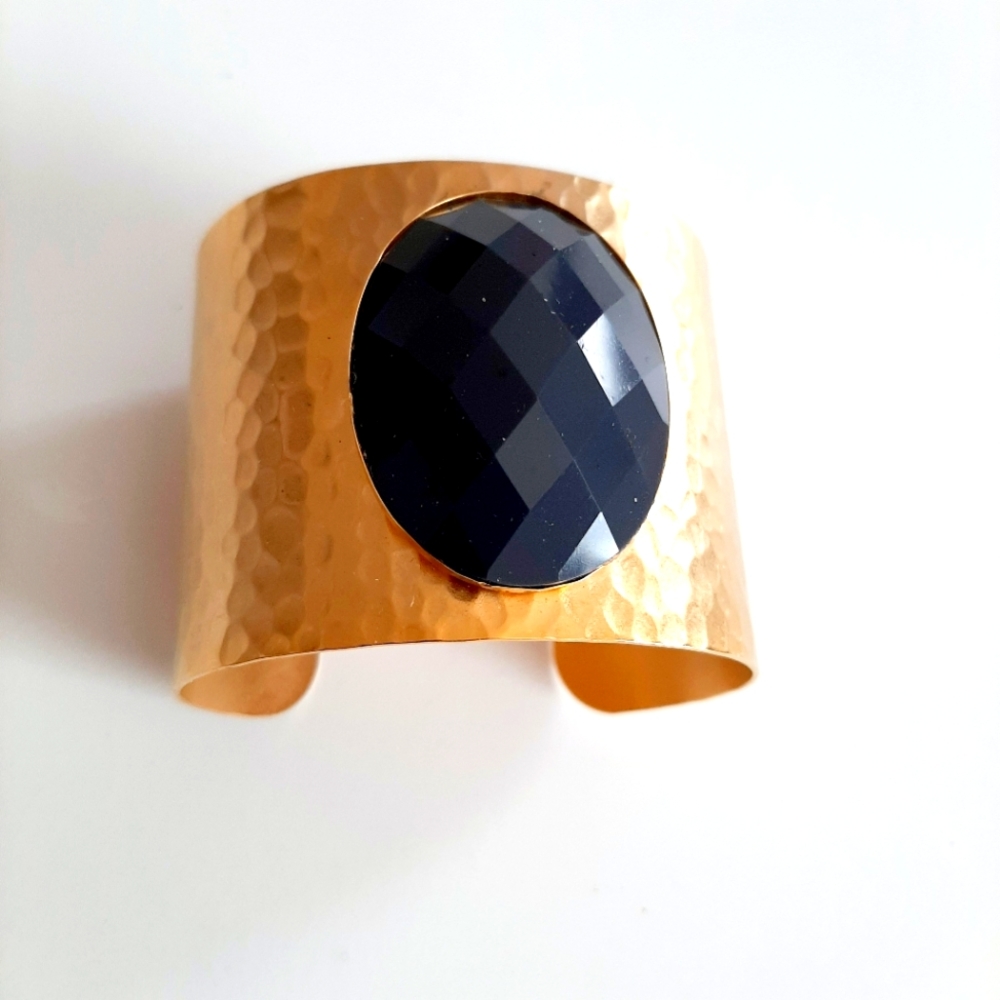 Vintage Gold Tone Cuff Bangle